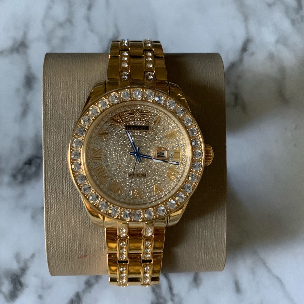 Gold Invicta Watch